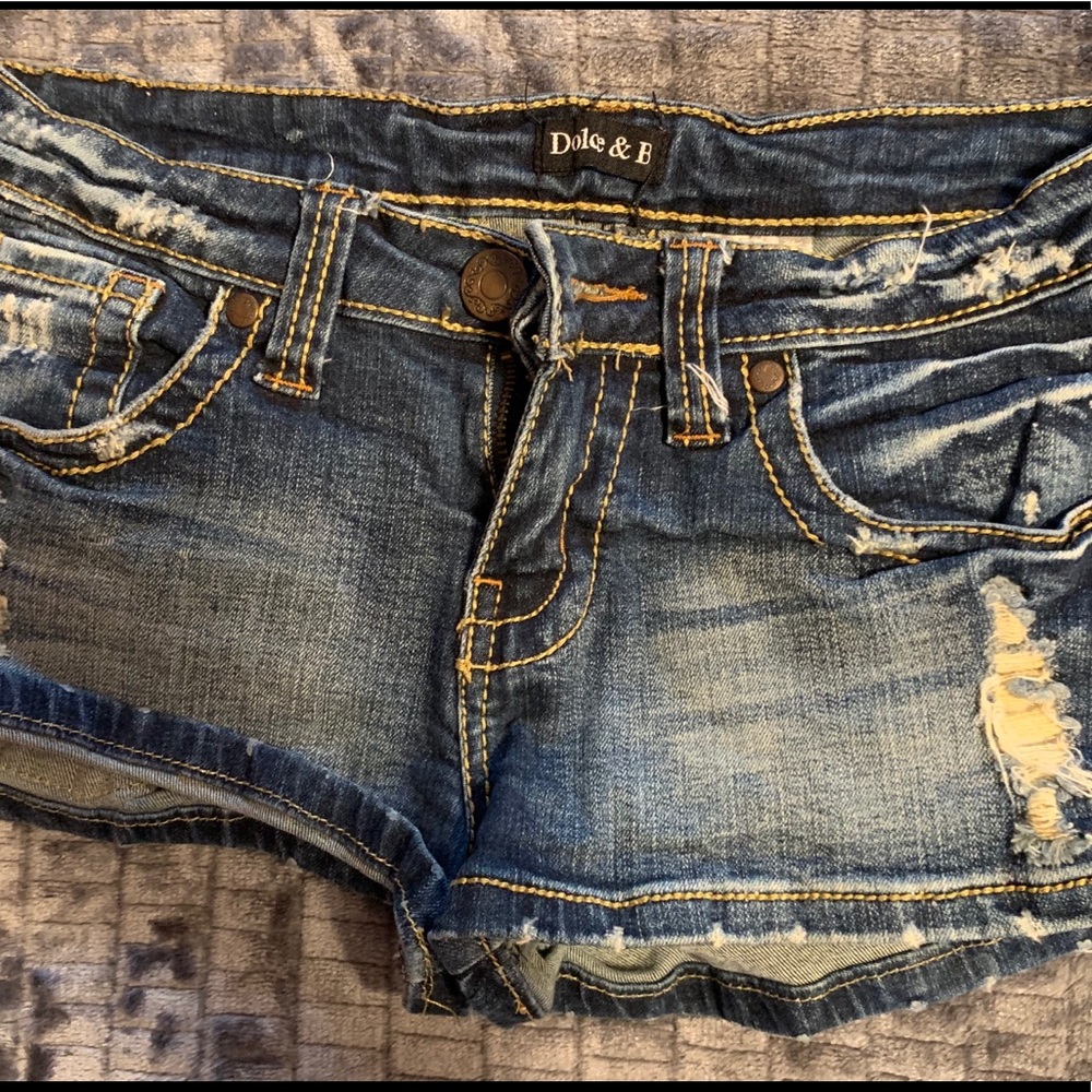 Denim shorts